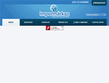 Tablet Screenshot of impormarkaz.com